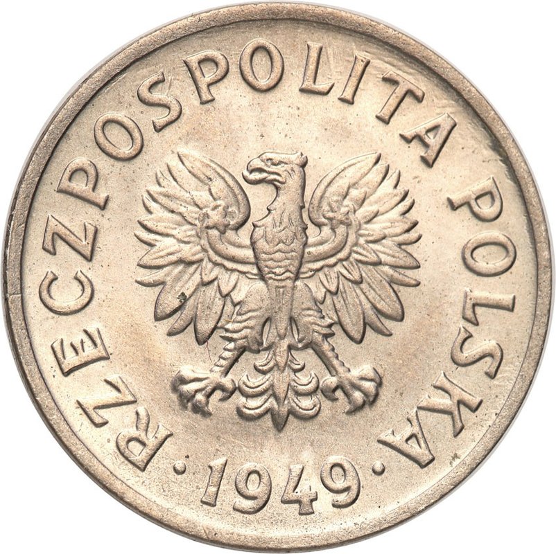 20 groszy 1949 CuNi — oryginał, awers