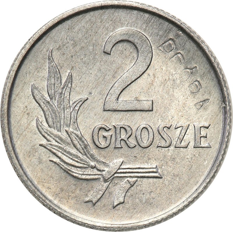 F2G-1 (transakcja A) — 2 grosze 1949 Al, rewers